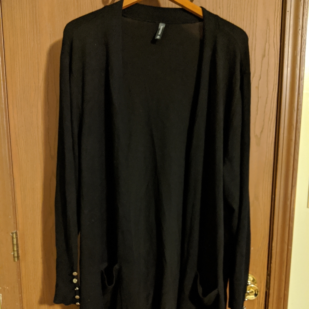 Black Cardigan 3x